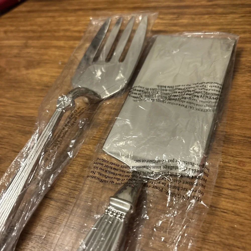 GODINGER Olde Copenhagen 2 Lg Serving Pcs Cake Lasagna Server Fork New & Unused